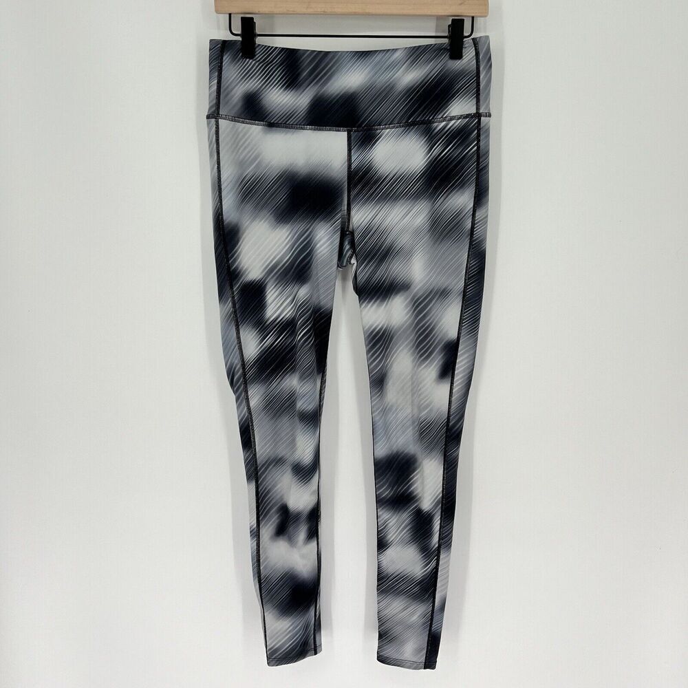 Athleta Chaturanga Womens Active High Rise Tight Leggings Alpine Pattern Size M